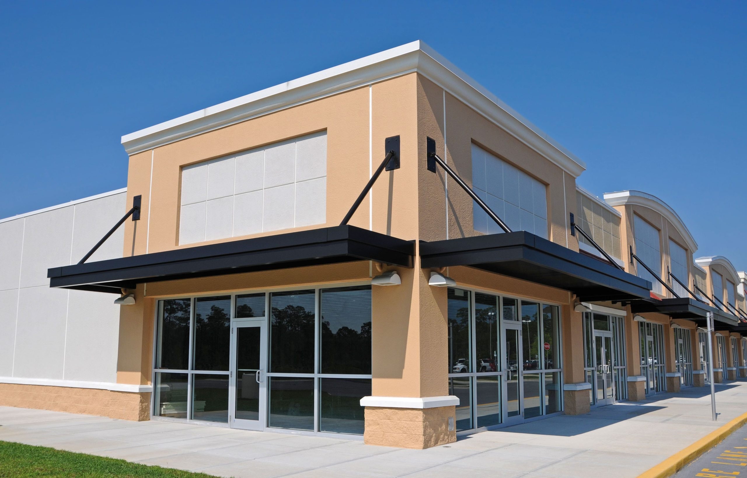Durable commercial awning installation in Tacoma